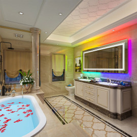 Зеркало с RGB подсветкой Декор 06 